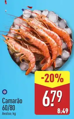 ALDI Camarão 60/80 promoção