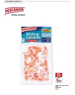 Supercor Pescanova - miolo de camarão cozido promoção