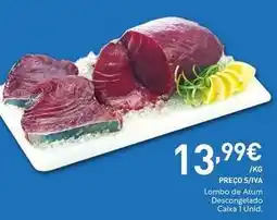 Recheio Lombo de atum descongelado caixa 1 unid promoção