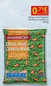 Recheio Amanhecer - mistura de vegetais ervilhas e cenouras promoção