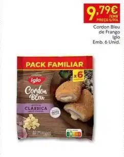 Recheio Iglo - cordon bleu de frango promoção