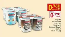 Recheio Amanhecer - iogurte natural/ morango/ banana/ coco/ tropical promoção