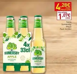 Recheio Somersby - sidra promoção