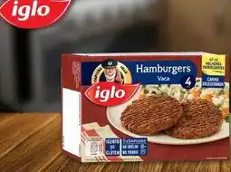 Recheio Iglo - hamburgers de vaca promoção