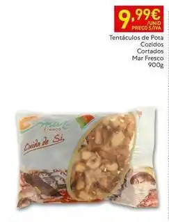 Recheio Tentáculos de pota cozidos cortados mar fresco promoção