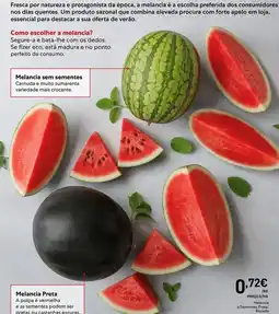 Recheio Eco+ - melancia presta promoção