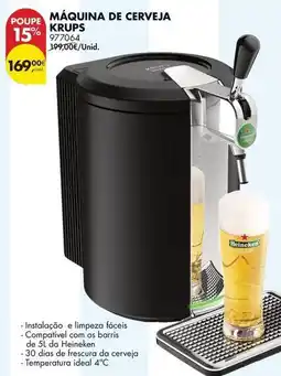 Pingo Doce Krups - maquina de cerveja promoção