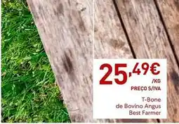 Recheio Angus - t-bone de bovino angus best farmer promoção