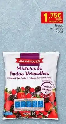 Recheio Amanhecer - frutos vermelhos promoção