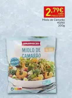 Recheio Amanhecer - miolo de camarão promoção