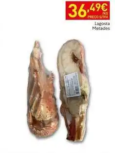 Recheio Lagosta metades promoção