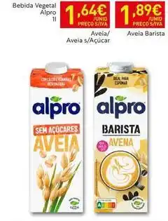 Recheio Alpro - bebida vegetal promoção