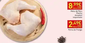 Recheio Amadori - peito de peru promoção