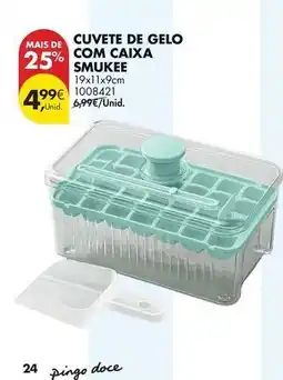 Pingo Doce Smukee - cuvete de gelo com caixa promoção