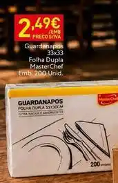 Recheio Masterchef - guardanapos promoção
