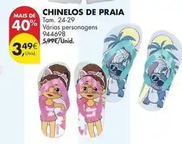 Pingo Doce Chinelos de praia promoção