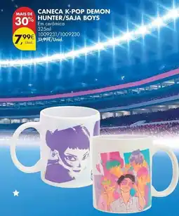 Pingo Doce Caneca k-pop demon hunter/saja boys promoção