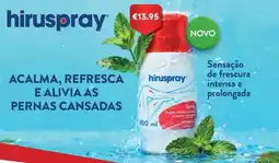 Auchan Hiruspray - acalma, refresca e alivia as pernas cansadas promoção