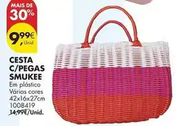 Pingo Doce Smukee - cesta c/ pegas promoção