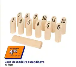 Action Jogo de madeira escandinavo promoção