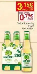 Recheio Somersby - sidra maçã promoção