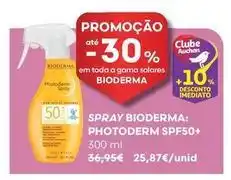 Auchan Bioderma - spray photoderm spf50+ promoção