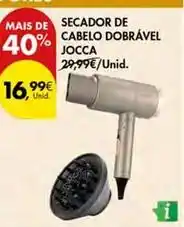 Pingo Doce Jocca - secador de cabelo dobrável promoção