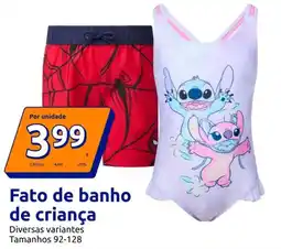 Action Fato de banho de criança promoção