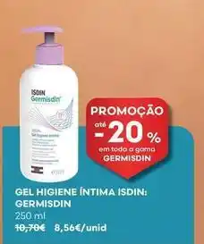 Auchan Isdin - germisdin gel higiene intima promoção