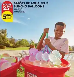 Pingo Doce Baloes de água set 3 buncho balloons promoção