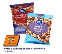 Action Snacks of the world - nozes e sultanas promoção