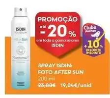 Auchan Isdin - spray foto after sun promoção