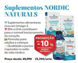 Auchan Nordic naturals - suplementos promoção