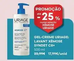Auchan Uriage - gel-creme: lavant xémose syndet c8+ promoção