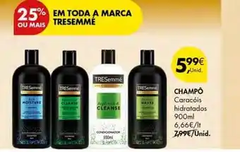 Pingo Doce Tresemmé - champo promoção