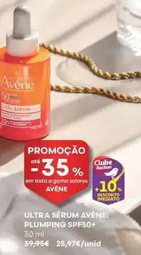 Avène - ultra sérum plumping spf50+