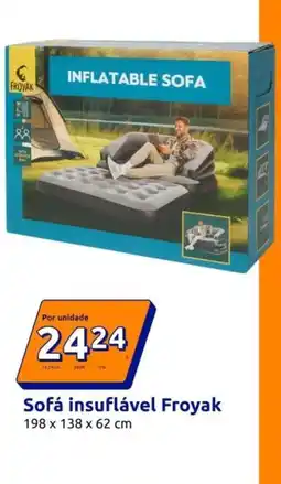 Action Froyak - sofa insuflavel promoção