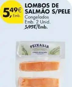 Pingo Doce Lombos de salmão s/pele promoção