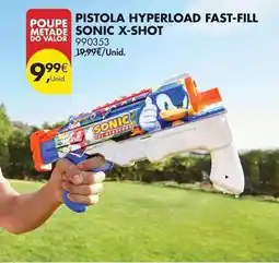 Pingo Doce Valor - pistola hyperload fast-fill sonic x-shot promoção