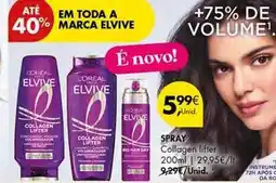 Pingo Doce Elvive - collagen lifter promoção