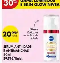 Pingo Doce Nivea - sérum anti-idade e antimanchas promoção