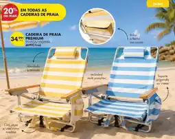 Pingo Doce As - cadeira de praia premium promoção