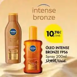 Pingo Doce Nivea - óleo intense bronze fps6 promoção