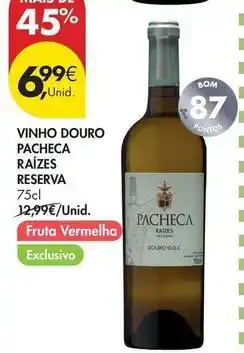 Pingo Doce Pacheca - vinho douro promoção