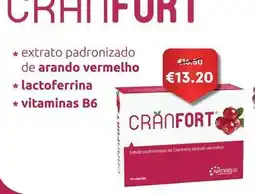 Auchan Cranfort - extrato padronizado de cranberry (arando vermelho) promoção