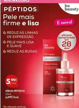 Pingo Doce Be beauty - sérum peptidos promoção