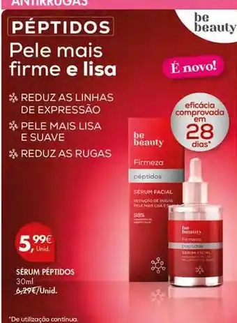 Pingo Doce Be beauty - sérum peptidos promoção