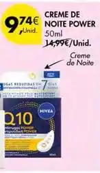 Pingo Doce Nivea - creme de noite power promoção