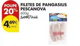 Pingo Doce Pescanova - filetes de pangasius promoção