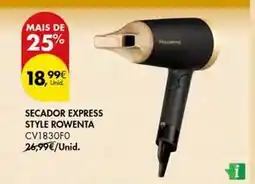 Pingo Doce Rowenta - secador express style promoção
